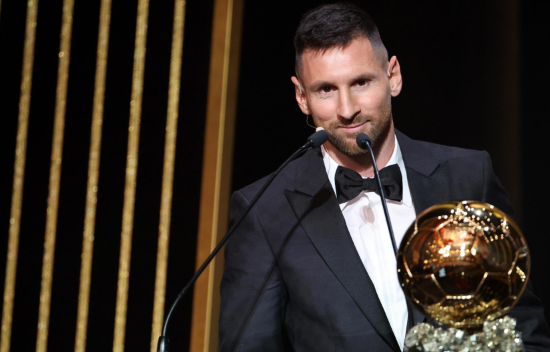 Messi secured his eighth Ballon d'Or victory, winning against Haaland in 2023-banglaskynews