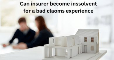 Can insurer become inssolvent for a bad claoms experience