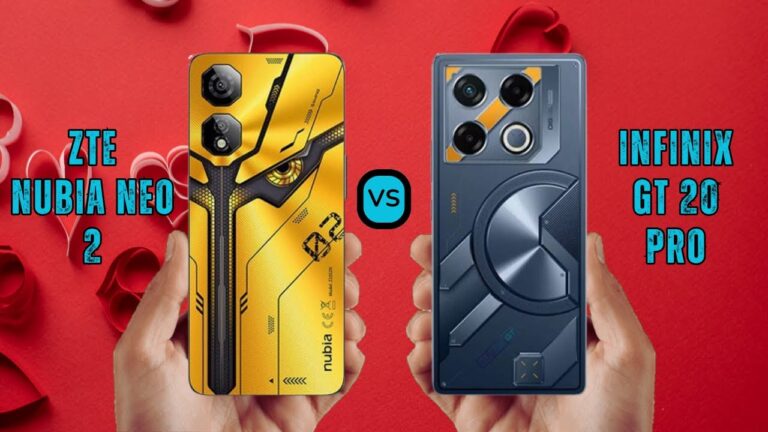 Infinix gt20 pro vs Redmagic 9 pro comparison tech specs