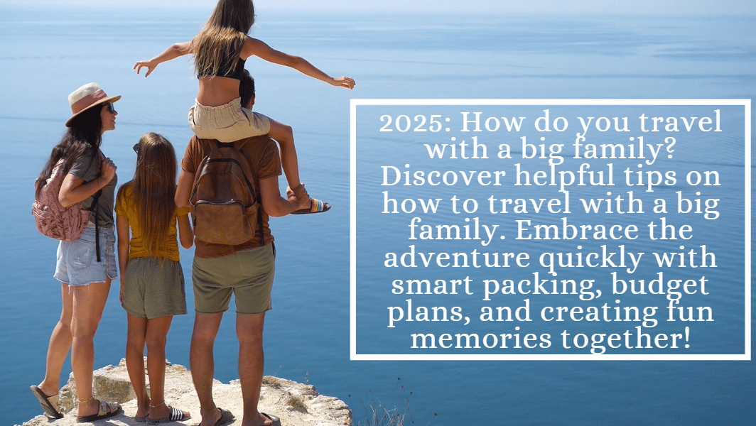 2025 How do you travel with a big family