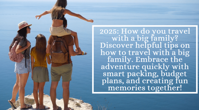 2025 How do you travel with a big family