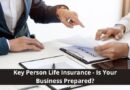 A business has a key person life insurance