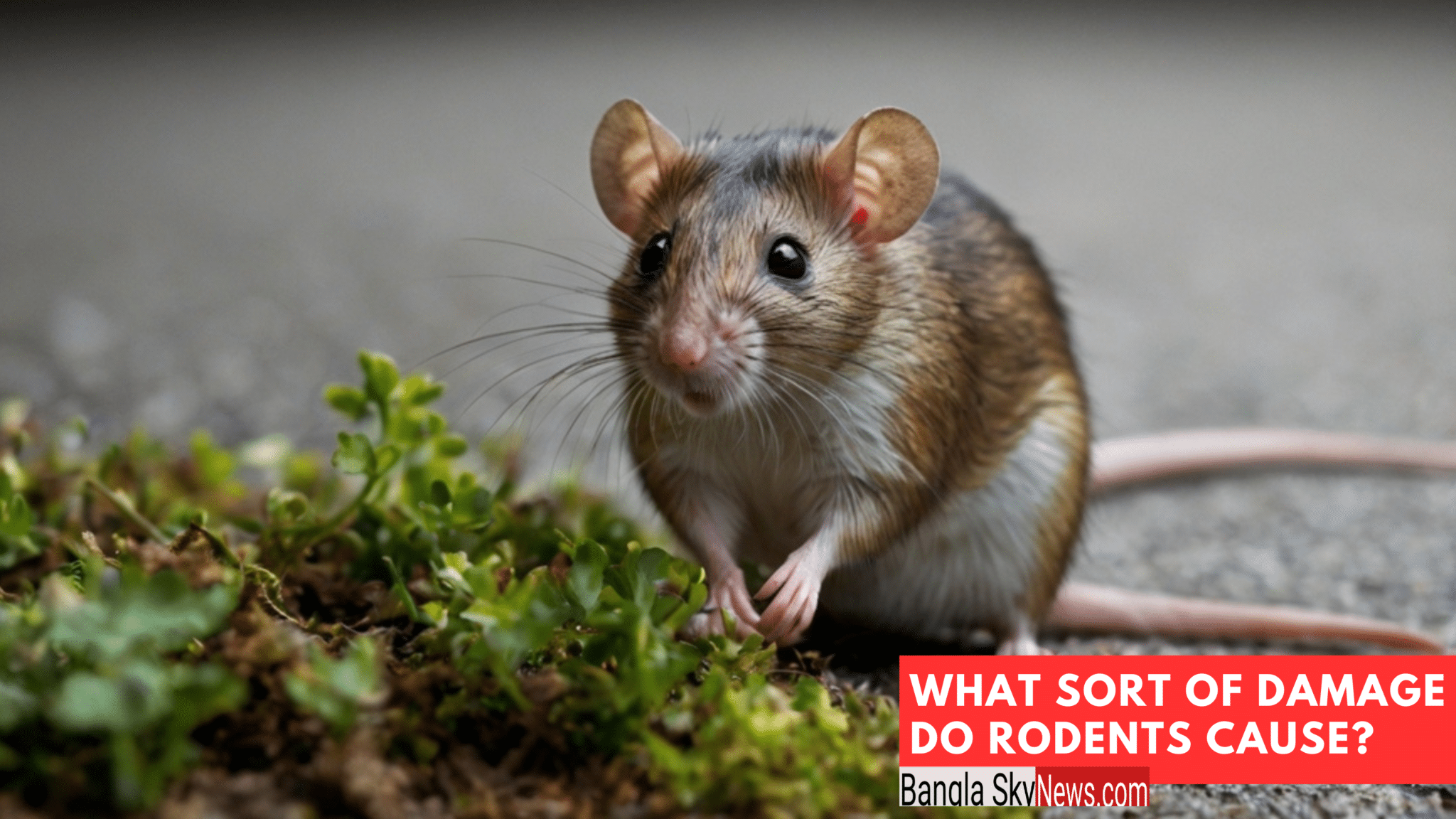 what sort of damage do rodents cause​?