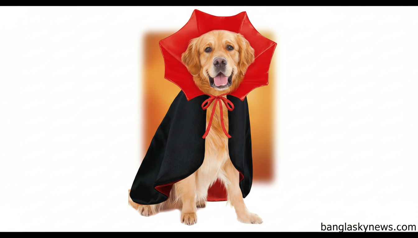 Dog Halloween Costume Dog Vampire
