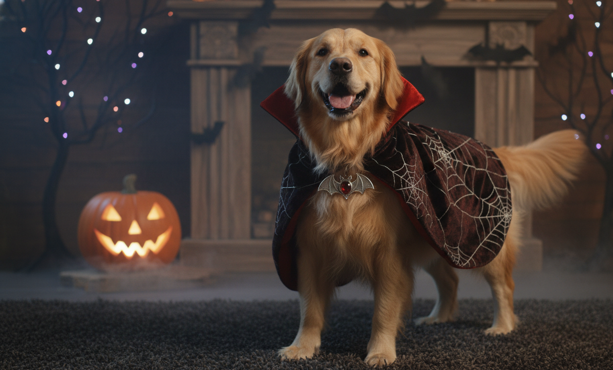 Jaw-Dropping! The Dog Halloween Costume Dog Vampire is Perfect.