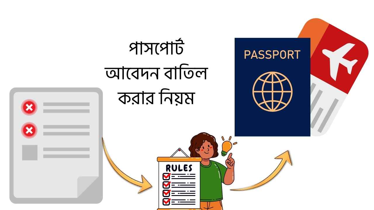 পাসপোর্ট আবেদন বাতিল করার নিয়ম