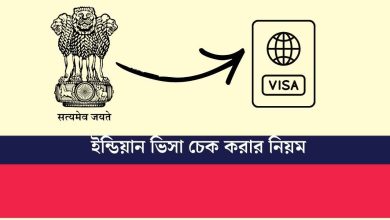 ইন্ডিয়ান ভিসা চেক করার নিয়ম